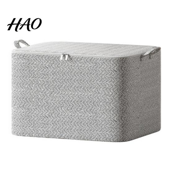Multi-functional Storage Bag Quilt Zipper Closure with Handle Clothes Basket Closet Lightweight Container Organizer Housemoving Package Duvet A