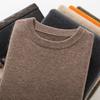 Fanzhen Men's Thickened Cashmere Blend Round Neck Pullover Sweater