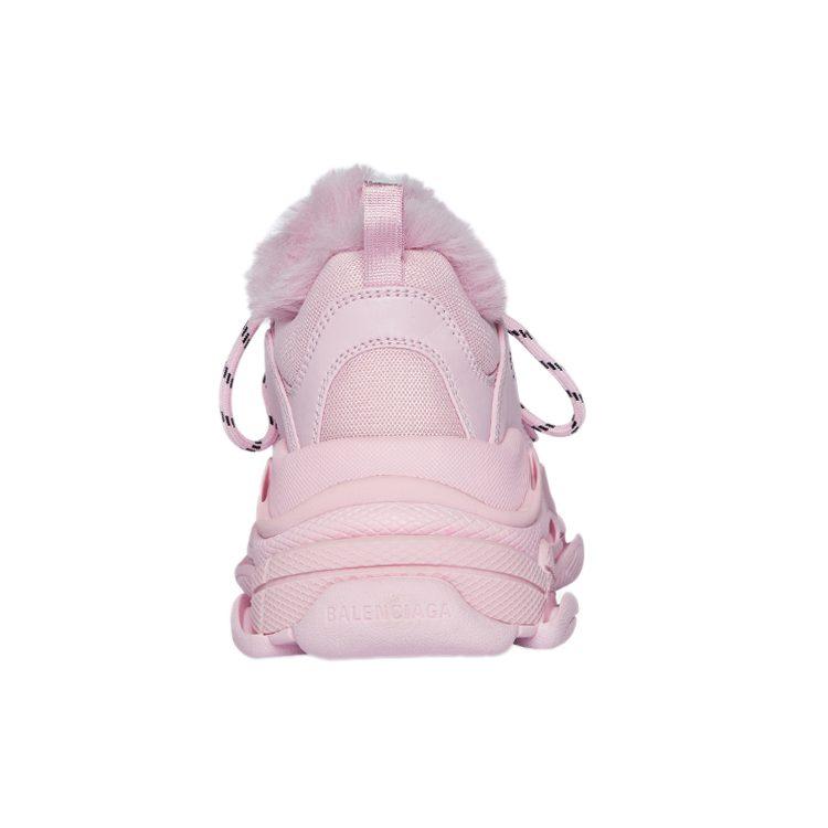 Balenciaga Triple S Fake Fur Pink Women's 668562W3CQ55000