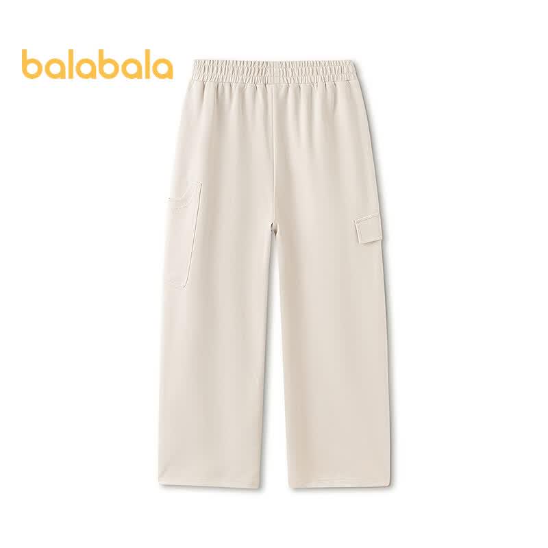 Balabala Girls' Straight-Leg Casual Trousers