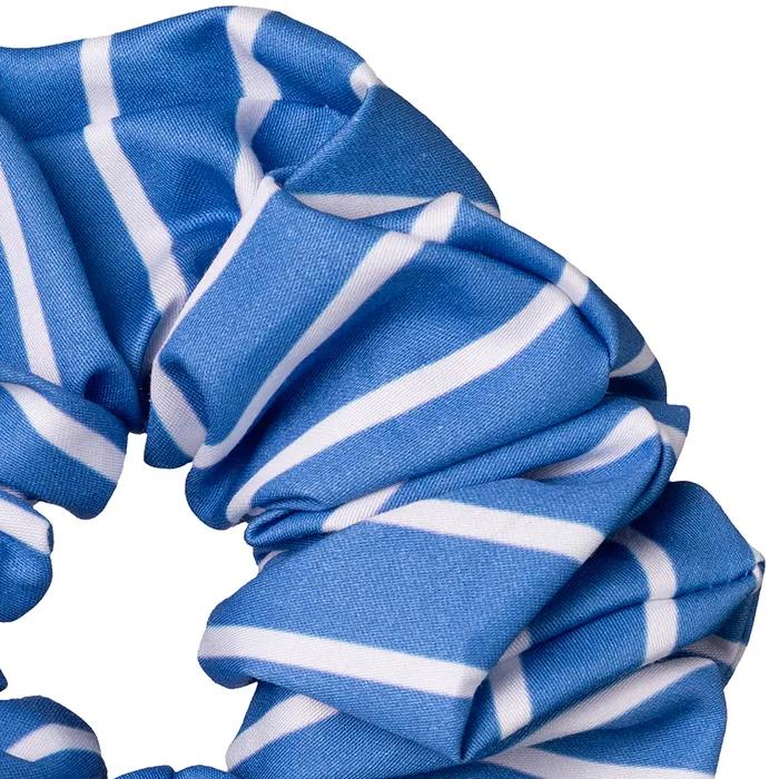 Orchid Stripe Scrunchie Deep Blue