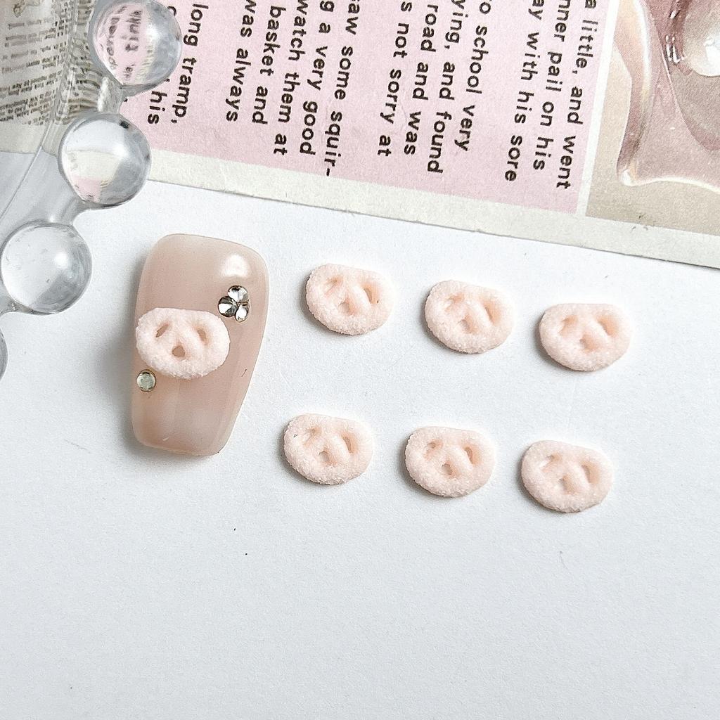 New Mini Realistic After-Eating Series Cookie Resin DIY Nail Art Accessories Handmade Ball Filling