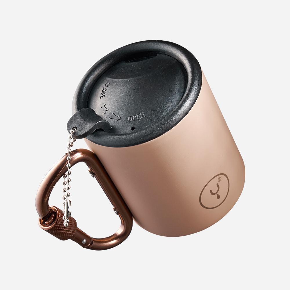 STAY24 Stainless Steel Ping Ping Mug (220ml) Cup BPA Free Beige