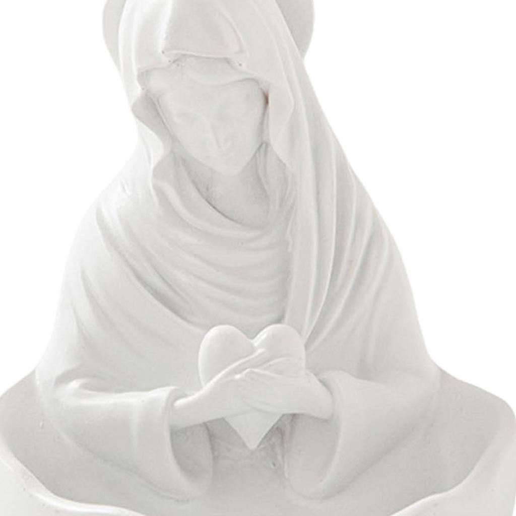 Virgin Mary Statue Key Bowl Sculpture Jewelry Tray Religious Figurine for Entry