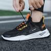 Autumn New Sports and Leisure Shoes Korean Version Trendy Flying Woven Breathable Running Shoes Men's Thick-soled Mesh Shoes 100