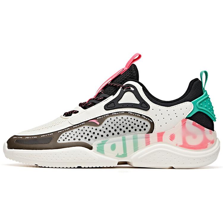 ANTA Life Collection Casual Shoes Men's Low top White Black Green 112038859-4