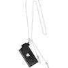 SENTIMENTS No.624 [SILVER] SPIKY LIGHTER LEATHER CASE NECKLACE