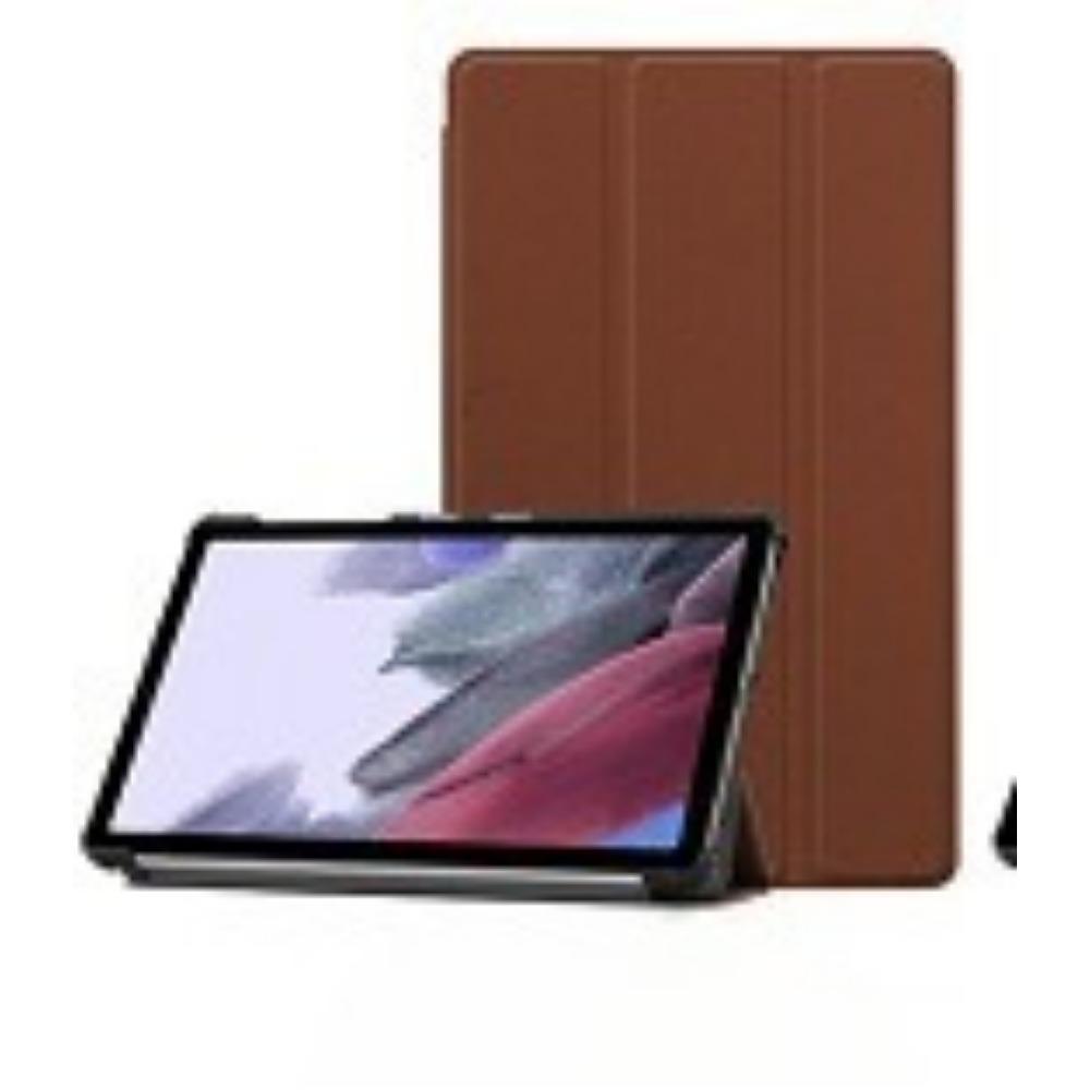 

Чехол для Samsung Tab S9fe 2024 12.4 дюйма Премиальный чехол-подставка с тройным складыванием для S9 Plus S10 Защитный чехол для планшета TAB S9/S9FE 11 2023 коричневый