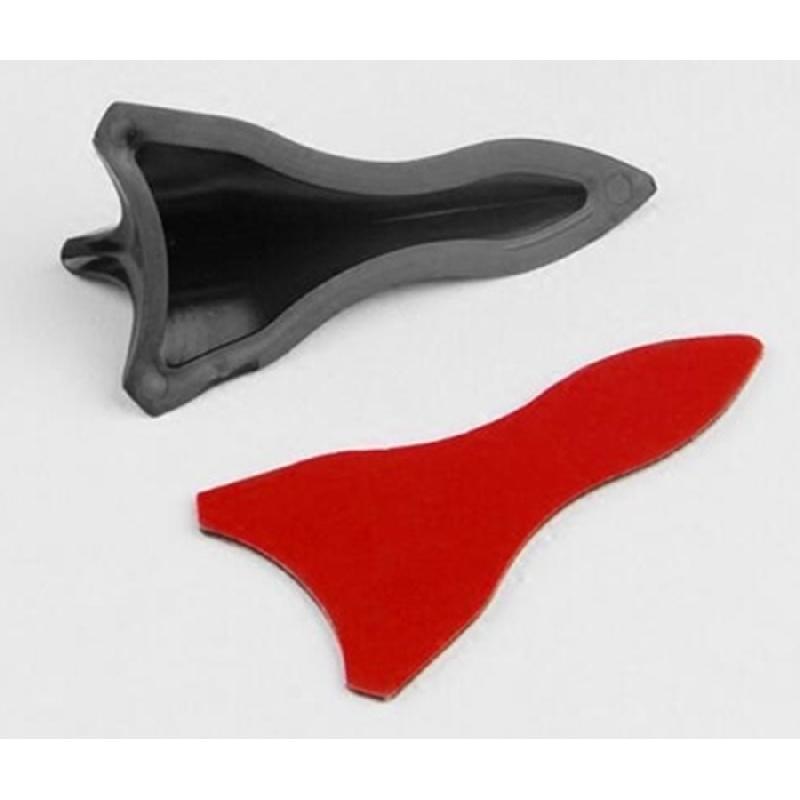 Universal Shark Fin Diffuser Vortex Generator Car Roof Spoiler Bumper Empennage