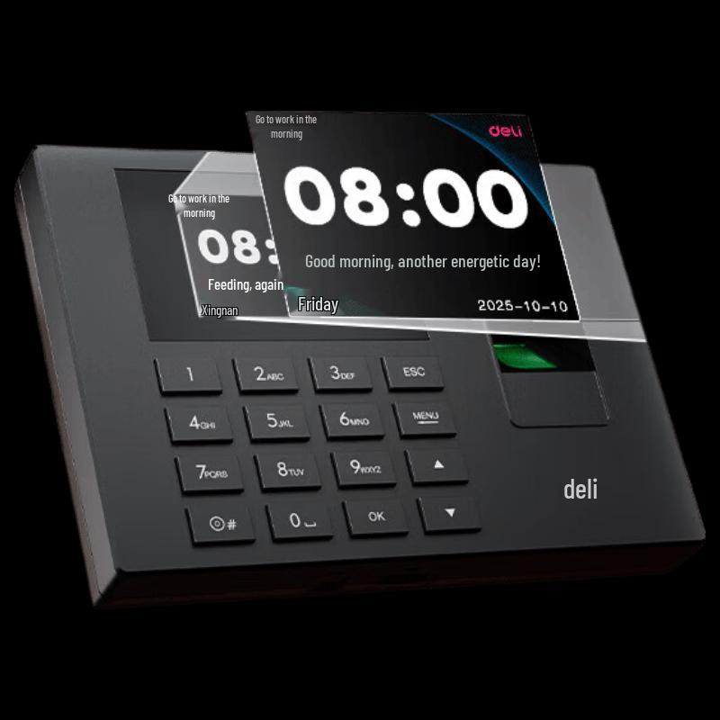 

Deli 3960S Fingerprint Time Attendance Machine CN plug (adapter included)