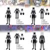 Unisex Halloween Cosplay Skeleton Jumpsuit For Creative Stage Performances And Events