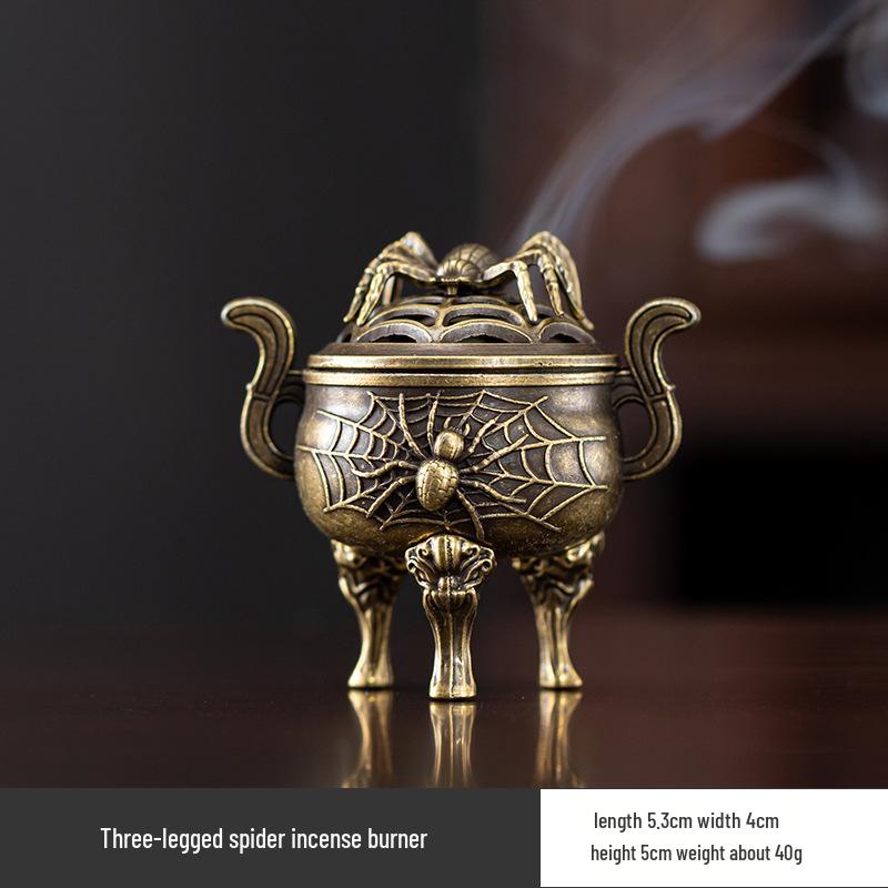 Creative Alloy Mini Indoor Incense Burner - Perfect for Homes, Hotels, and Small Decorative Spaces