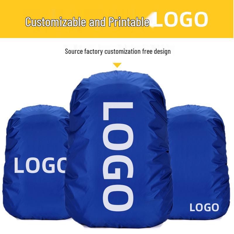 Portable Waterproof Outdoor Backpack & Dust Cover with Drawstring