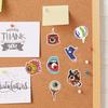 52-Piece Horror Eyeball Graffiti Cartoon Sticker Set: PVC Waterproof Decals for Phone Cases, Suitcases, and Stationery.