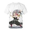 T-shirt Uomo Donna Anime Stampa 3D Streetwear Demon Slayer Kimetsu No Yaiba Harajuku Moda Tshirt Unisex Maglietta Top Abbigliamento