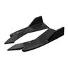 Rear Bumper Lip Splitter   Car Side  Fins Body Lip Spoiler Chin Skirt Protector, Black