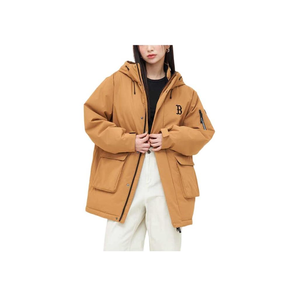 New MLB Boston Red Sox Down Jacket Unisex Camel 3ADJB1446-43CAS