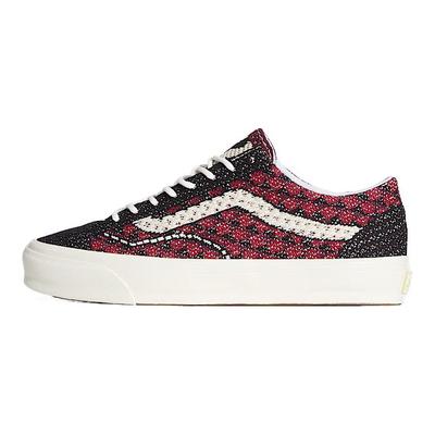 Pachet Tricot Old Skool Premium - Carouri Geo Roșu Bordeaux Adidași Unisex VN000EFKBRD