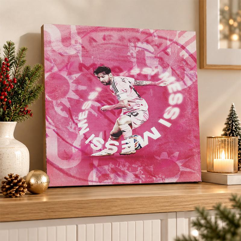 Lionel Messi Diamantmalerei Set 5D Vollbohrer DIY Diamantmosaik Wandkunst Heimdekoration