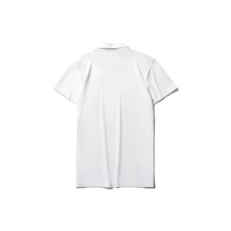 Li Ning Wade Series Logo Loose Fit Short Sleeve Polo Shirt Men tops White APLR023-2
