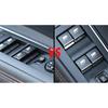 Bilar dekorativa plätering fönsterhissknapp strömbrytare dekoration NYTT för Peugeot 4008 5008 GT 2017 2018 ar tillbehör bilstyling