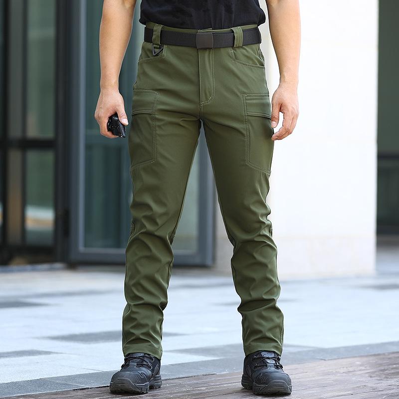 Outdoor Tactical Trousers Men's Multi-bag Overalls Wear-resistant Scratch-resistant Training Mountaineering Pants