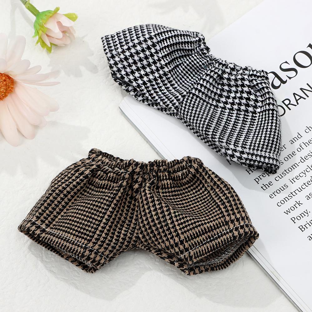 Cute Toy Solid Color Shorts 20CM Doll Pants Idol Dolls Clothes Stripes Lattice Denim Jeans