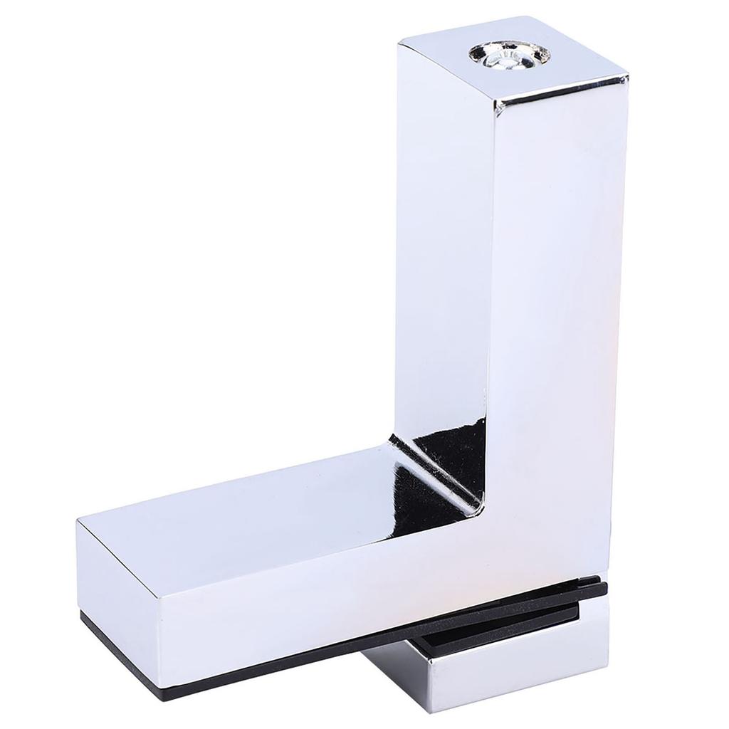 Thickened Clamp Glass Shelf Zinc Alloy Adjustable F Type Board Hardware FittingsGlossy