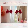 Elegant Red Wedding Tiebacks for Curtains - Perfect for Decorating Living Rooms or Bedrooms