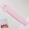 Cartoon Cat Shape Long Hot Water Bag With Soft Short Plush For Warmth And Gift Giving