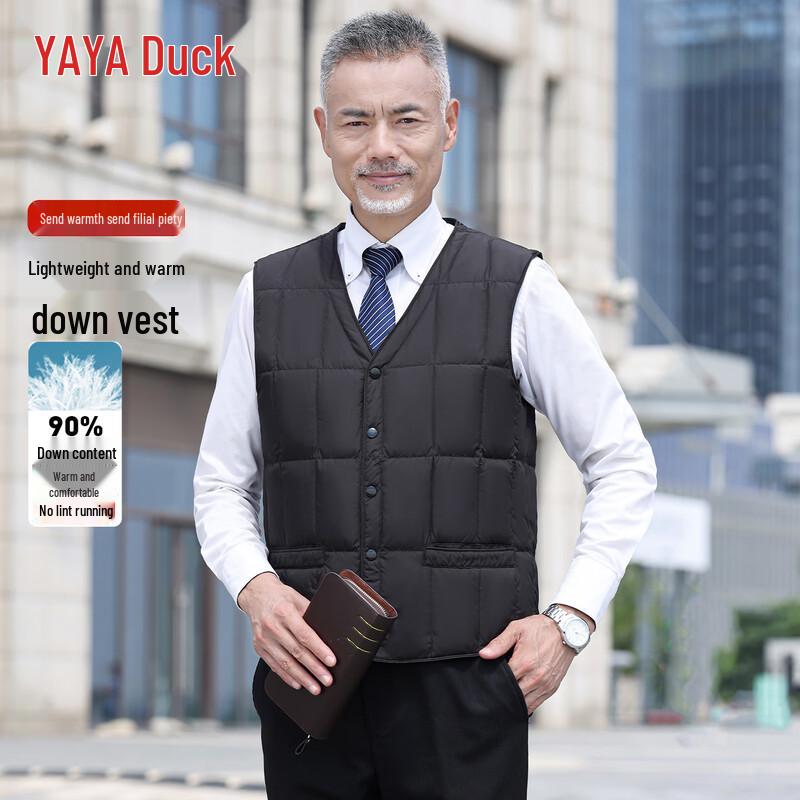 

YAYA Мужской зимний теплый толстый пуховый жилет M (170)