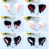 Cosplay Girl Plush Furry Ears Headwear Accessory Prop for Cam Girl Party