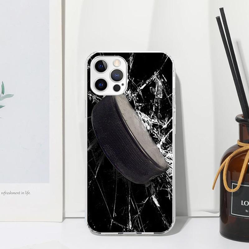 Ice Hockey Rink Sport Phone Case For Iphone 17 Air 16 15 Plus 16E 14 Pro Max 13 Mini 12 11 7 8 SE Fundas Soft Back Cover 17 Air