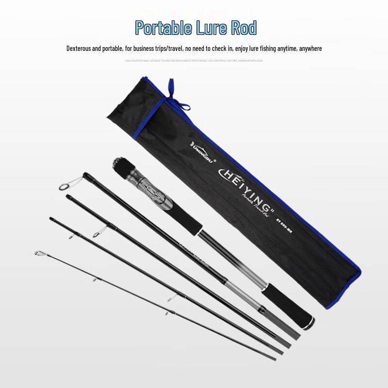 Wangfeng Portable Carbon Fiber MH Spinning Lure Fishing Rod
