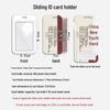Custom PVC Sliding Cover Card Holder for Students and Work Permits