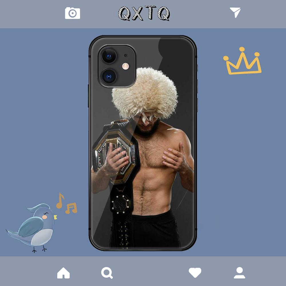 Etui Eagle Khabib Nurmagomedov na iPhone Samsung Galaxy Redmi Note S 17 16 15 14 13 20 24 25 54 Pro Max Ultra Fe Pokrowiec ze Szkła Hartowanego