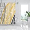 Nordic Wind Abstract Art Shower Curtain Waterproof Polyester Fabric Bath Curtain Morandi Color Block Curtains for Bathroom Decor