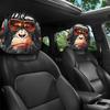 Headrest Cover for SUV Funny Car Covers Spooky Pattern Seat Polyester Protector Protector Universal Breathable Stretchy Interior Accessories