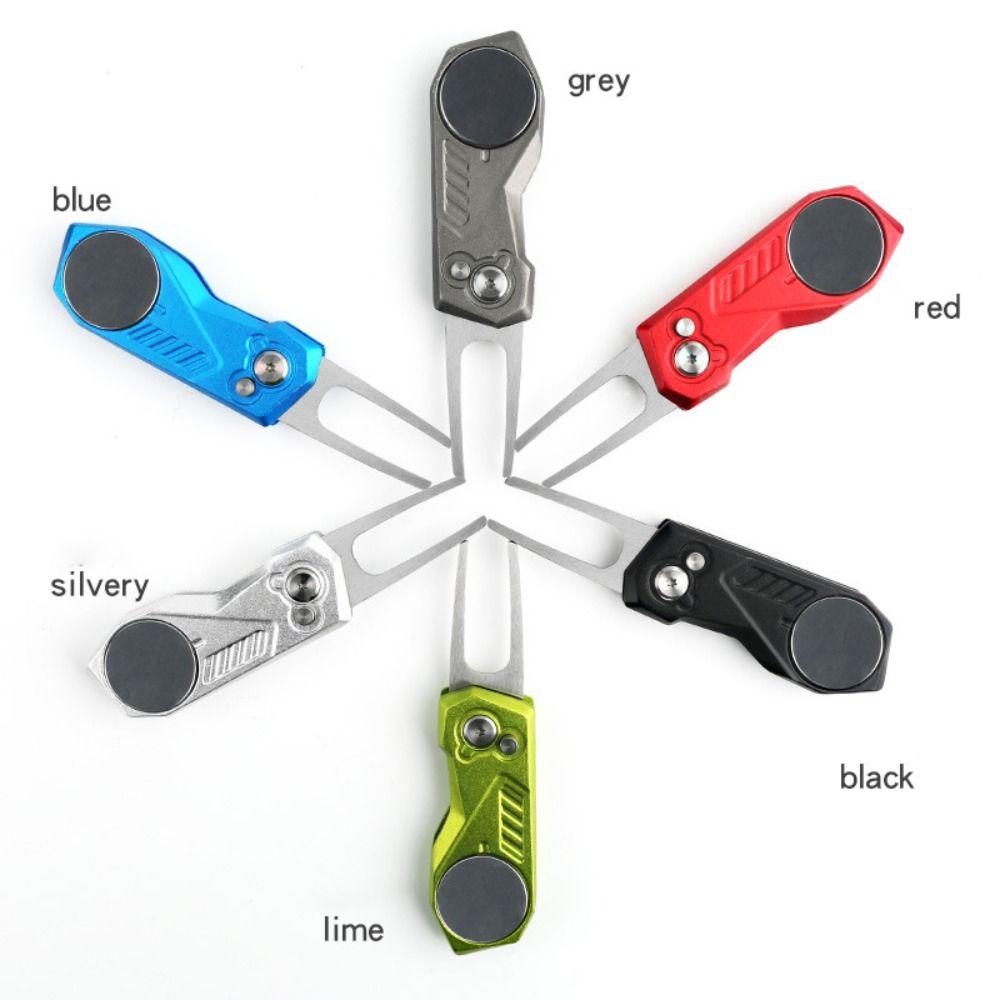 Switchblade Golf Divot Repair Tool Ball Marker Mini Golf Divot Tools  Gift For Golfer