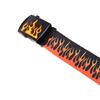Korean Style Unisex Flame Grain Waistband 130cm Length Adjustable Canvas Belt