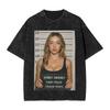 New Summer Classic Poster Print TShirt Harajuku Streetwear Style Summer New Tee Vintage Washed Cotton Oversize Top