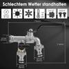 Garden Faucet, Double Outlet Tap 1/2 Inch, Made Of Brass,for The Garden, Washing Machine