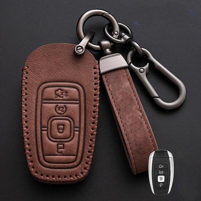 Capa para chave de carro, bolsa para Lincoln Continental MKC MKZ MKX Navigator Z Nautilus Aviator Corsair 2017 2018 2019 2022 Chaveiro