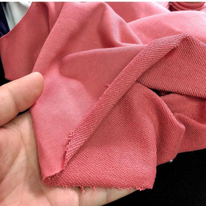 Wide 180cm French Terry Loop Cotton Knitted Fabric Abrasion-Resistant Sweatshirt Sweater Suit Sports Casual Wear Comfortable