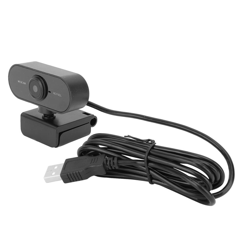 HD Computer Camera 1080P Plug and Play Adjustable PC Webcam Network Camera for Windows XP Vista 7 8