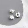 14K Gold-Plated Zircon Spacer Beads for DIY Jewelry