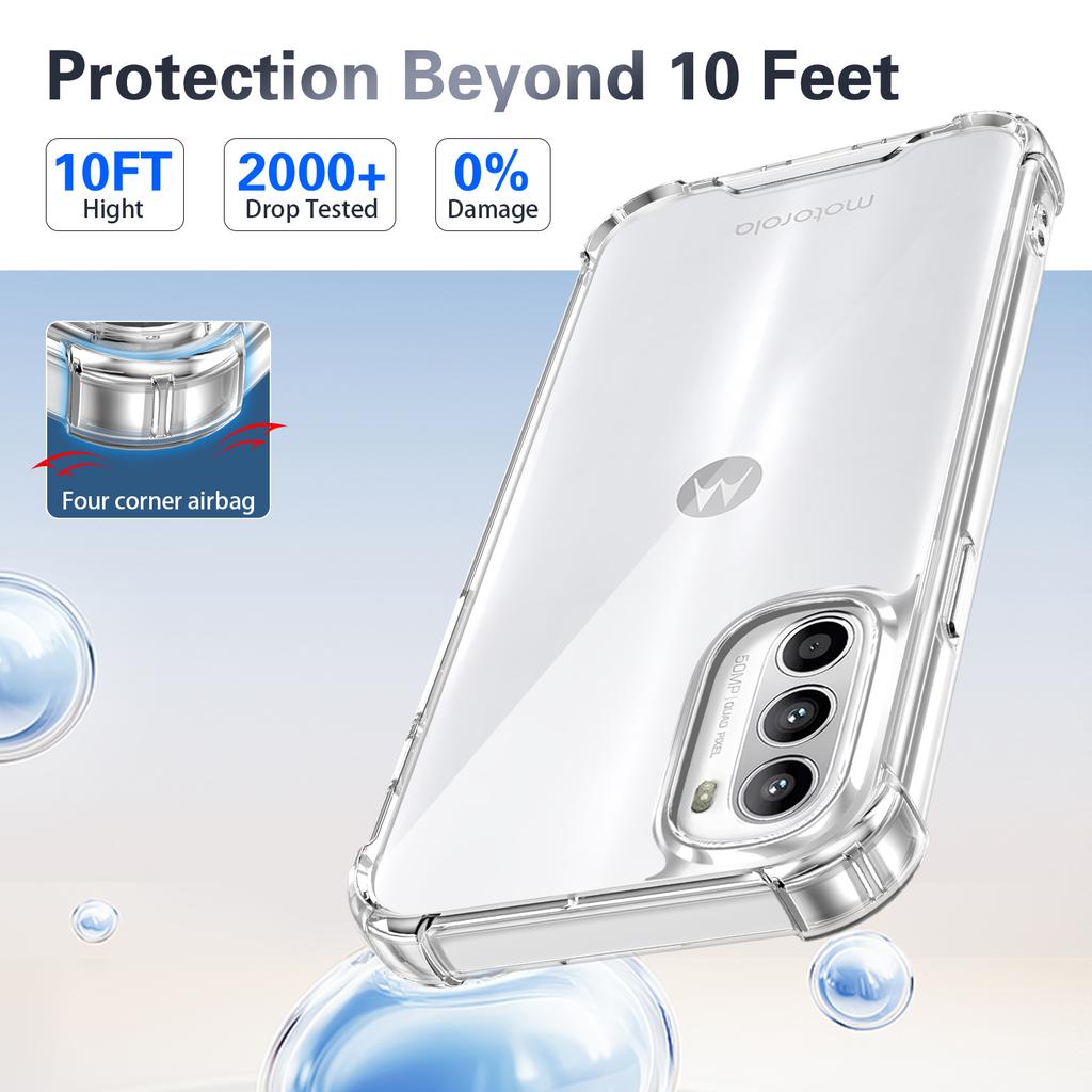 Etui do Motorola Moto Edge 60 50 40 Pro 60S 5G Przezroczyste Odporne na wstrząsy Etui do Moto G85 G86 Power S50 ThinkPhone 25 Pokrowiec