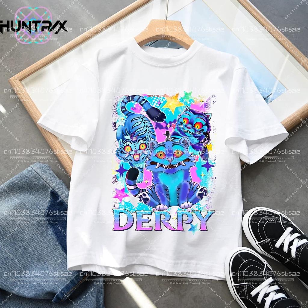 Fashion Casual Kids T-shirt KPop Demon Hunters Cool Girls Tee Top Funny Tshirt Print Kids Tees