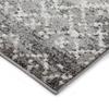 Scandinavian-style Rug with Dark Grey Ethnic Patterns 133x190