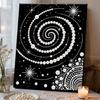DIY Faux Pearl Painting Kit Castle Sunflower Pattern 3D Imitation Pearl Art Craft Home Wall Decoration Kit
